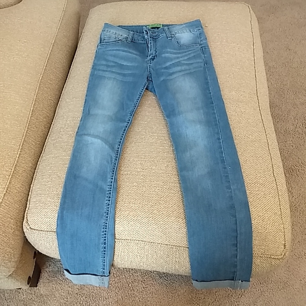 Worn once wax jean stretch legging